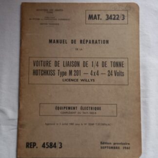 MAT 3072 daté 1961 (JEEP M201 24 Volts)