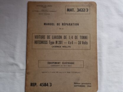 MAT 3072 daté 1961 (JEEP M201 24 Volts)