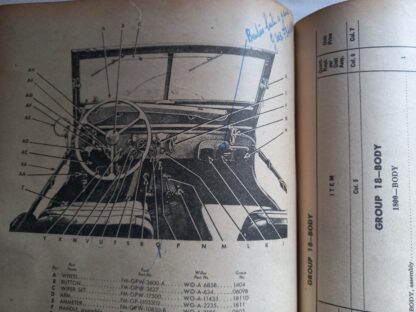 Manuel ORD 9 SNL G-503 JEEP MB et GPW daté 1945 – Image 8
