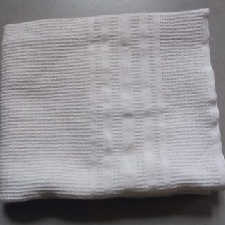 Serviette de toilette réglementaire (nid d'abeille)