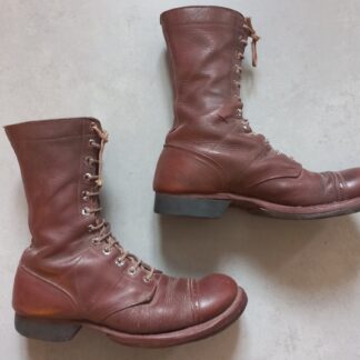 Paire de bottes de saut US de parachutiste matriculées
