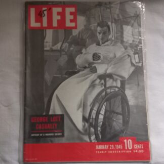 Magazine LIFE du 29 janvier 1945 (GI blessé)