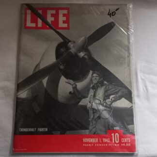 Magazine LIFE du 1er novembre 1943 (pilote P47)