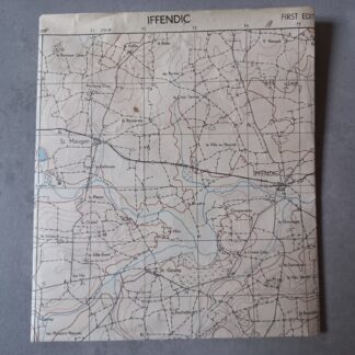 Carte US de IFFENDIC datée 1944 (1/25000')