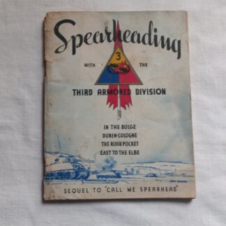 Livret original sur la 3° Armored Division