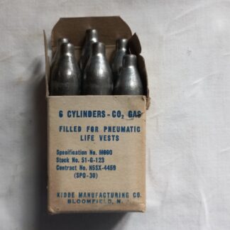 Boite de 6 cartouches d'air comprimé (USN)