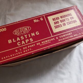 Carton vide pour boites de 100 détonateurs