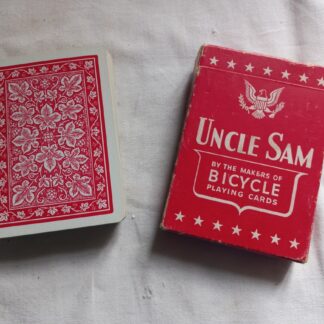 Jeu de cartes de marque UNCLE SAM rouge