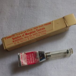 Syrette de morphine US originale en boite