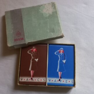 Jeu de cartes WAAC/WAVES original