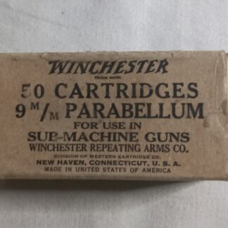 Boite vide calibre 9m/m WINCHESTER