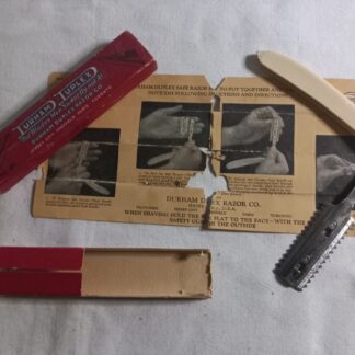 Rasoir DURHAM/DUPLEX en boîte carton