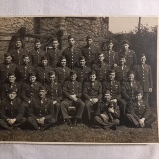 Photo originale d'un groupe de GI 1st ARMY