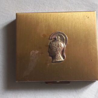 Poudrier en laiton avec insigne WAC