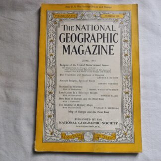 Magazine NATIONAL GEOGRAPHIC de juin 1943