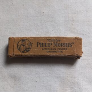 Rare paquet vide de 2 cigarettes PHILIP MORRIS de ration AIR FORCE