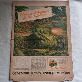 PUB originale GENERAL MOTORS datée 1943