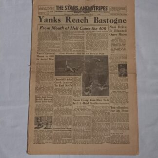 STARS AND STRIPES du 28 décembre 1944 (Bastogne)