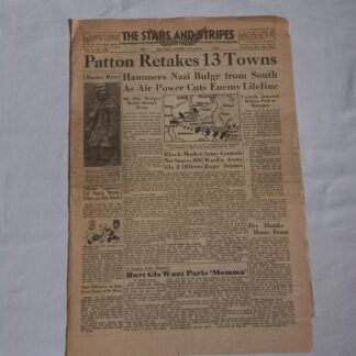 STARS AND STRIPES du 30 décembre 1944 (Patton)