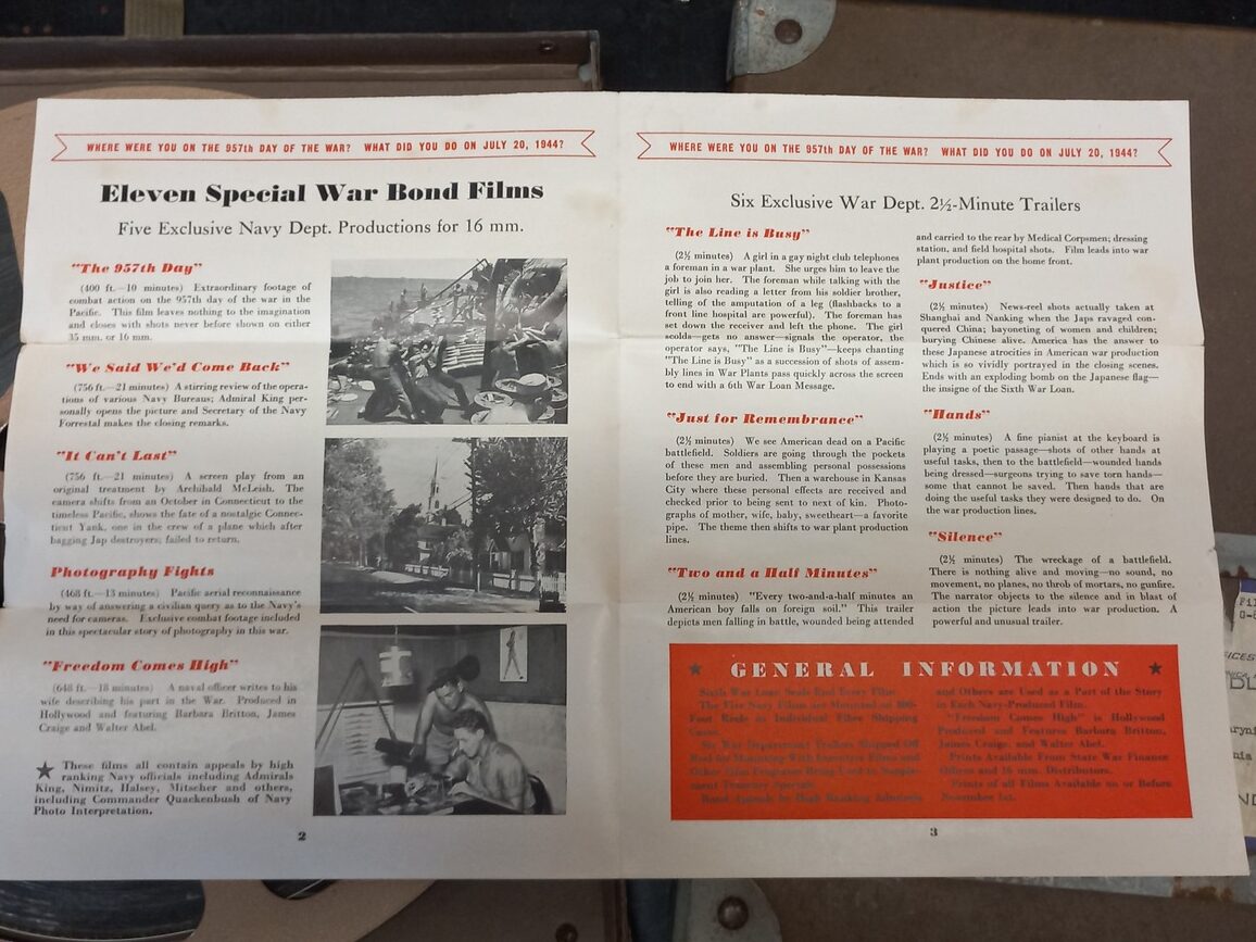 Film US en 16m/m "AIR FORCE SCRAPBOOK" – Image 9