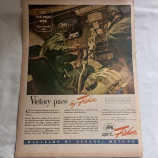 PUB originale FISHER-GMC de 1944