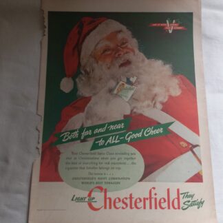 PUB originale CHESTERFIELD de 1944