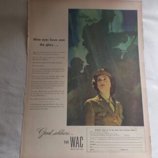 PUB originale WAC datée 1944