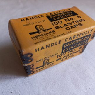 Boite vide originale pour 100 détonateurs