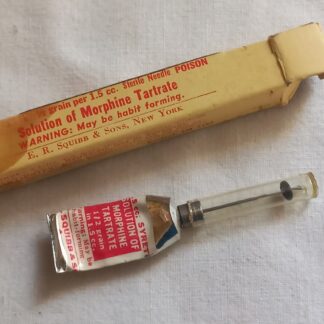 Syrette de morphine US originale en boite (02)