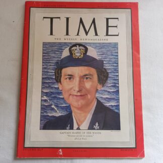 Magazine TIME du 12 mars 1945 (officier WAVES)