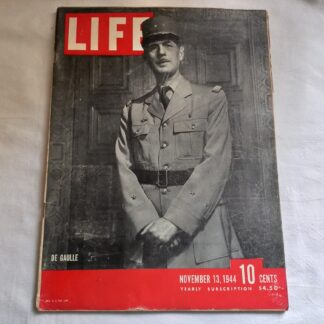 Magazine LIFE du 13 novembre 1944 (DE GAULLE)