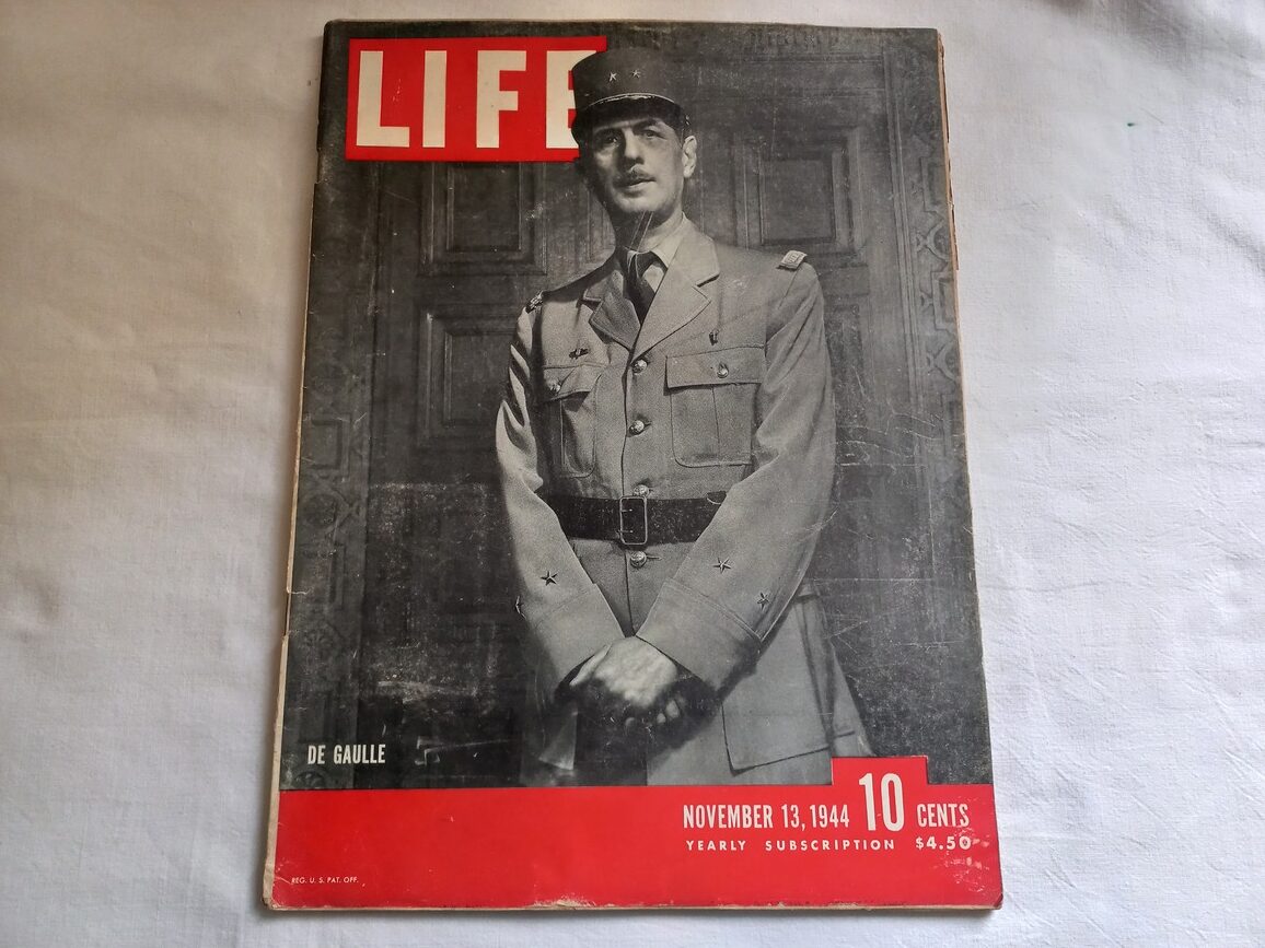 Magazine LIFE du 13 novembre 1944 (DE GAULLE)