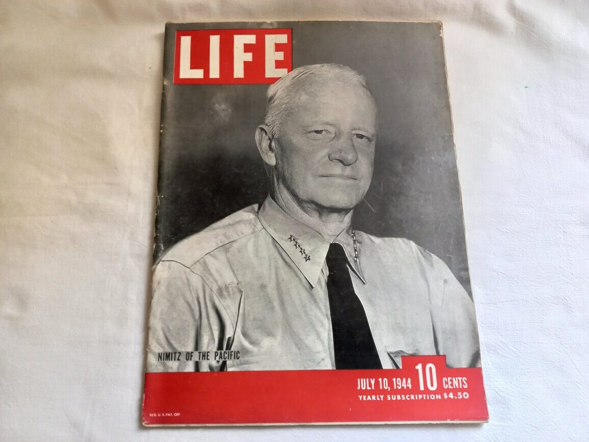 Magazine LIFE du 10 juillet 1944 (amiral NIMITZ)