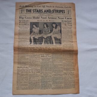 STARS AND STRIPES du 3 juillet 1944 (photo St Sauveur le Vicomte)