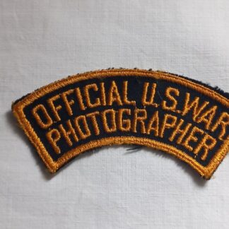 Insigne original US WAR PHOTOGRAPHER
