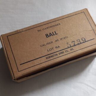 Boite vide calibre 45 M1 (lot 5739 REMINGTON)
