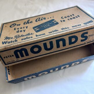 Rare boite de chocolats de marque MOUNDS