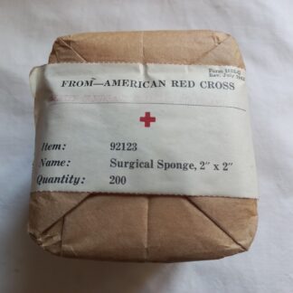 Paquet de 200 éponges AMERICAN RED CROSS datée 1942