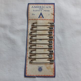 Carton de 9 épingles de sûreté US