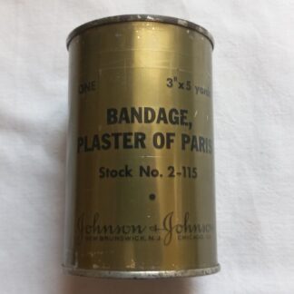 Boite de bandage pour plâtre (carton daté 1945)