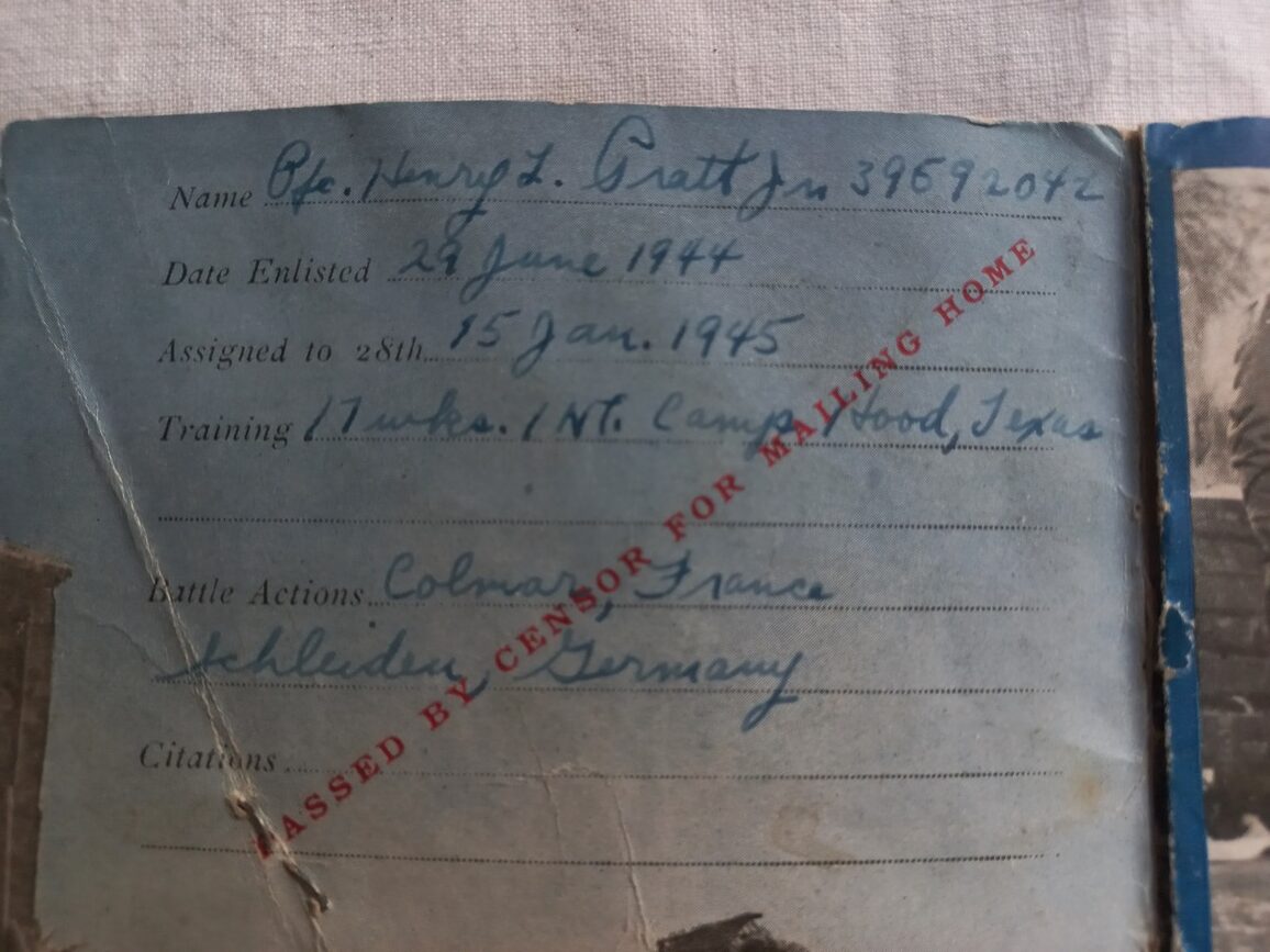 Livret original sur la 28° Infantry Division (nominatif) – Image 3