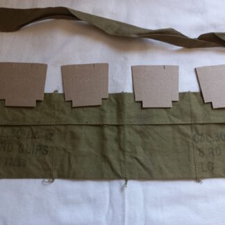 Bandoleer avec 6 cartons pour clips de fusil M1 (LC 13256)
