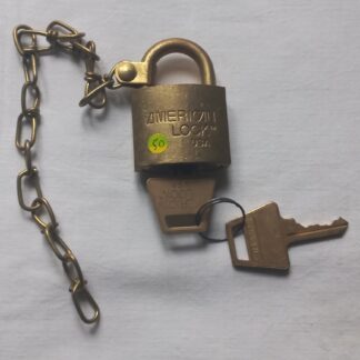 Cadenas US en laiton avec deux clés (American Lock)