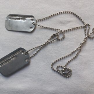 Jeu de dog tag d'origine T43 (Gillaspie)