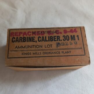 Boite vide calibre 30 M1(KMOP) datée 1944