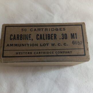 Boite vide calibre 30 M1(WCC 6652)