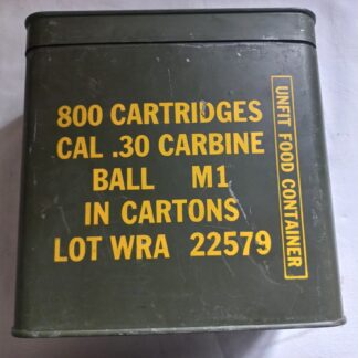Boite en tôle vide calibre 30 M1(WRA)